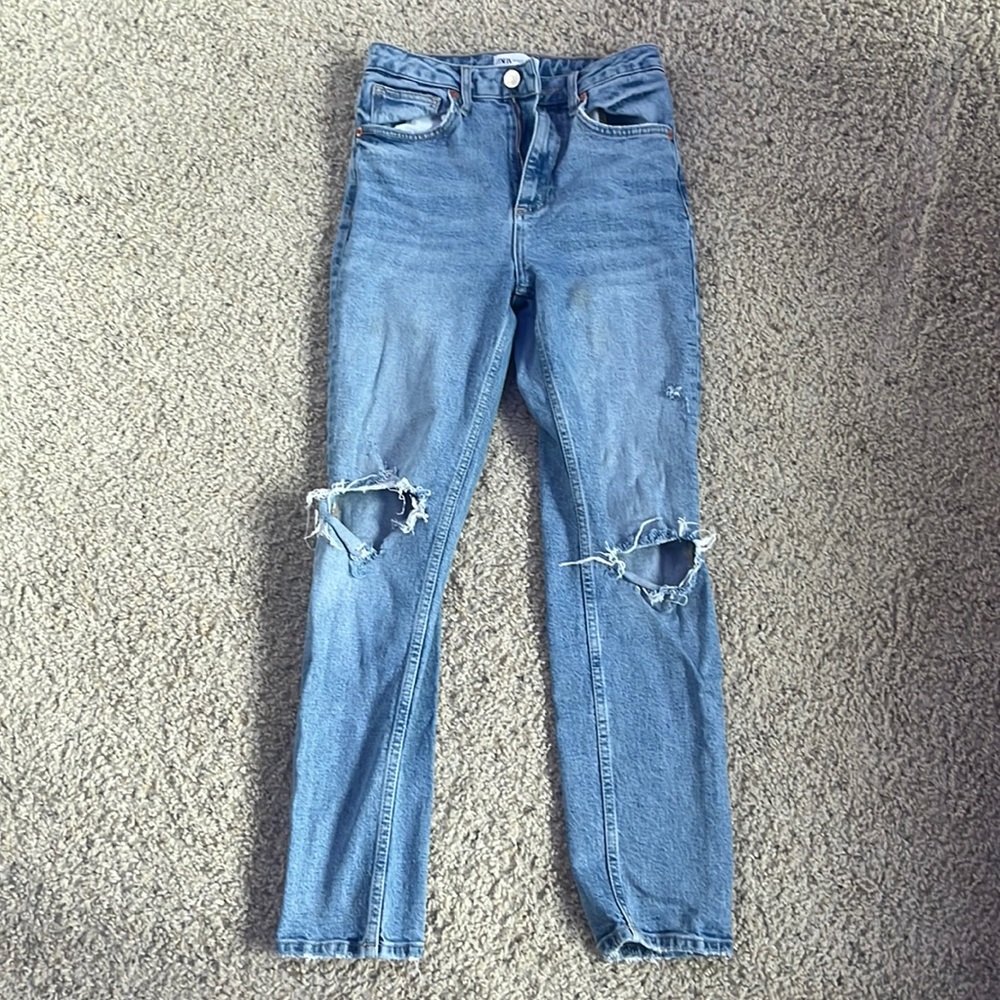 Zara Ripped Jeans